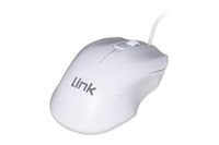 USB-muis LINK LKMOS11 USB-muis, wit