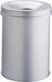 Poubelle métallique, ronde, 30 litres, grise, ignifugée