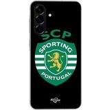 Sporting Portugal Hoesje voor Samsung Galaxy A56 Zwarte Achtergrond