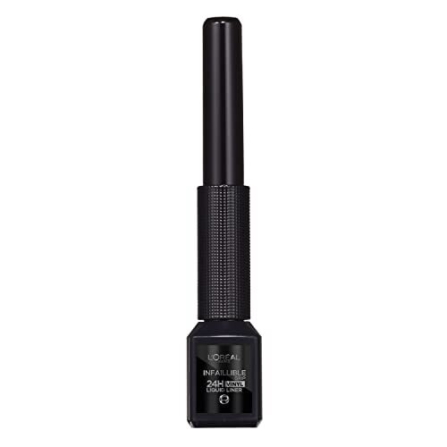 L'Oréal Infallible Grip 24H vinyl Liquid Liner Black, vloeibare eyeliner met zachte en flexibele applicator