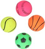 Intro International BV Sport Stuiterballen - 4st. - Multi Kleuren, Plastic