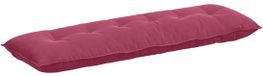 vidaXL Rugkussen Wijnrood 160 x 50 cm Corduroy stof