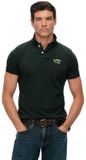 Superdry Vintage Athletic Korte Mouw Poloshirt Groen S Man