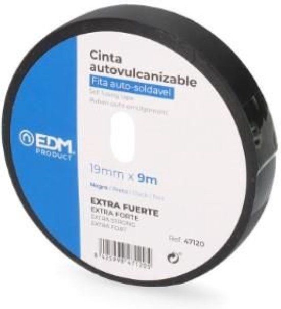 Enzo EDM Vulcaniserende tape zwart 19mm x 9mtr