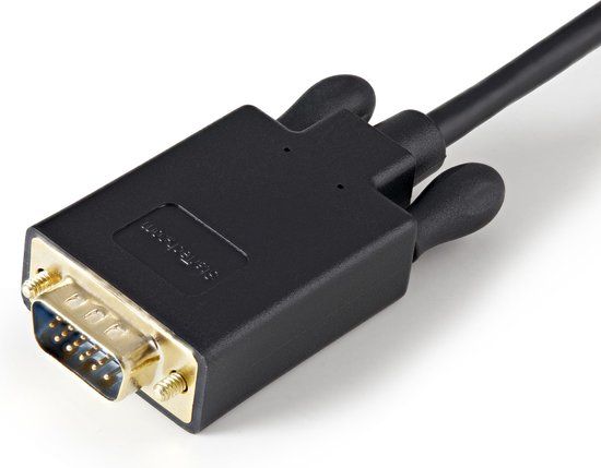 Startech DisplayPort to DVI Adapter Startech DP2VGAMM3B Black 90 cm