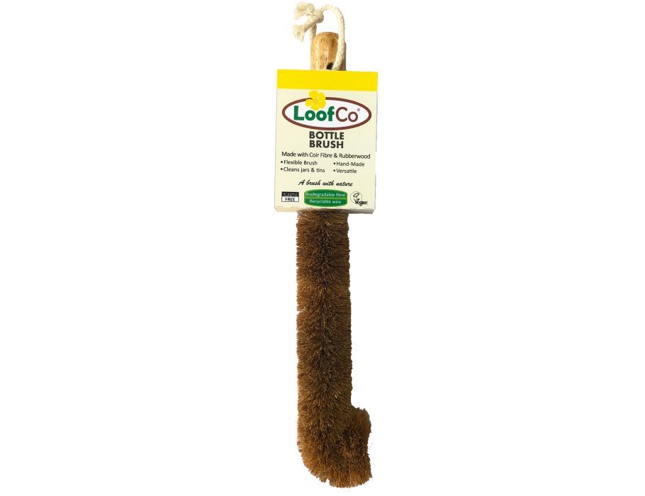 Loofco Flessenborstel - Kokos Borstel - bruin