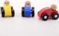 Jouéco Houten Auto 3 stuks