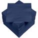 HEKU 100 effen servetten, 3-laags, 33 x 33 cm, donkerblauw
