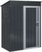 vidaXL Tuinhuisjes Antraciet 137 x 81 x 180 cm Metaal
