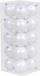 Othmara decorations Othmar Decorations Bv 40x Witte kunststof kerstballen 8 cm - Mat