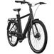CRIVIT Urban E-Bike X.3 Shimano CUES derailleurversnelling (All Black)
