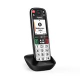 Gigaset EASY 500HX Téléphone analogique/DECT Identification de l'appelant Noir, Argent