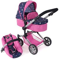 BAYER CHIC BAYER CHIC 2000 Poppenwagen LINUS Butterfly navy-pink