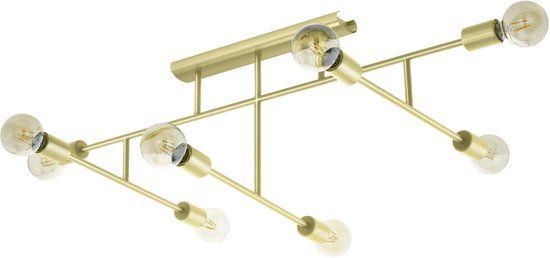 EGLO Belsiana 1 Plafondlamp E27 Messing Mat 118cm