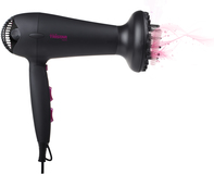 Tristar HD-2358 Haardroger - 2000W - Zwart/Paars - Met Diffuser en Opvouwbaar Handvat