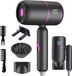 BAESS Föhn met diffuser - Reisföhn Inklapbaar - Ionische Haardroger - 2000W - Coolshot - Krullen - Haarföhn - Hair Dryer - Grijs