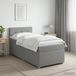 Maison Exclusive - Lit Boxspring avec matelas gris clair 90 x 190 cm tissu