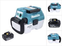 Makita DVC 750 LG1 aspirateur sans fil LXT 18 V 67 mbar 7,5 l sans balais + 1x batterie 6,0 Ah - sans chargeur