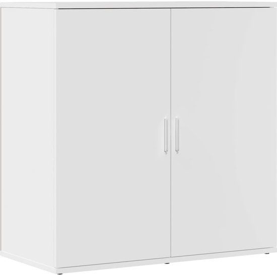 vidaXL Dressoir 79x38x80 cm bewerkt hout wit