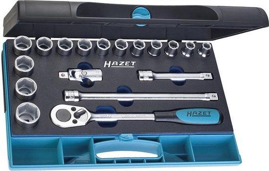 HAZET dopsleutelset 932/18 - 18-dlg