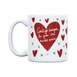 UO Contigo UO Mok Immer, wat met niemand ooit tevoren – cadeau-idee vol gevoelens en liefde voor je partner – hoogwaardig keramiek, 350 ml.