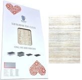 Fliesana - Zelfklevende vloertegels - set van 3 - waterbestendig - Natuursteenlook