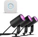 Philips Hue Lily Starterspakket van 3 Tuinspots (Antraciet)