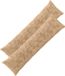 vidaXL Kussensloop 2 stuks Crèmekleurig Katoensatijn 40 x 145 cm