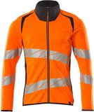 Mascot Accelerate Safe Sweatshirt met rits 19184-781 - haute visibilité orange/bleu marine foncé - XS