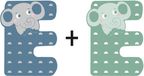 Small Foot - Houten Dieren Kinderletter - E