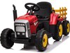 Elektrische Tractor met Aanhanger - Rood - 12V - 30 kg - Viking Choice