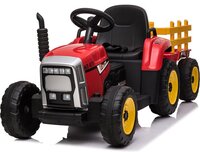 Elektrische Tractor met Aanhanger - Rood - 12V - 30 kg - Viking Choice