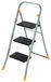 INTEC Échelle pliante 3 marches Charge 150kg Marchepied antidérapant Bricolage Maison Chantier