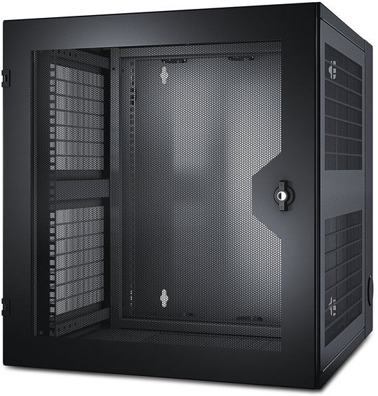 APC NetShelter WX 13U/HE hoog, 19inch Wandkast, Muurbevestiging