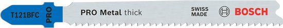 Bosch Accessoires BOSCH - Decoupeerzaagblad - T121BFC - PRO Metal Thick - 92 mm - Met AlTiN-coating - 2 stuks