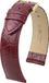 Hirsch Horlogeband - Crocograin Donkerbruin - Leer - 20mm