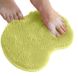 Merkloos Groene rubberen massagepad - Voetschrobmat met antislip zuignappen