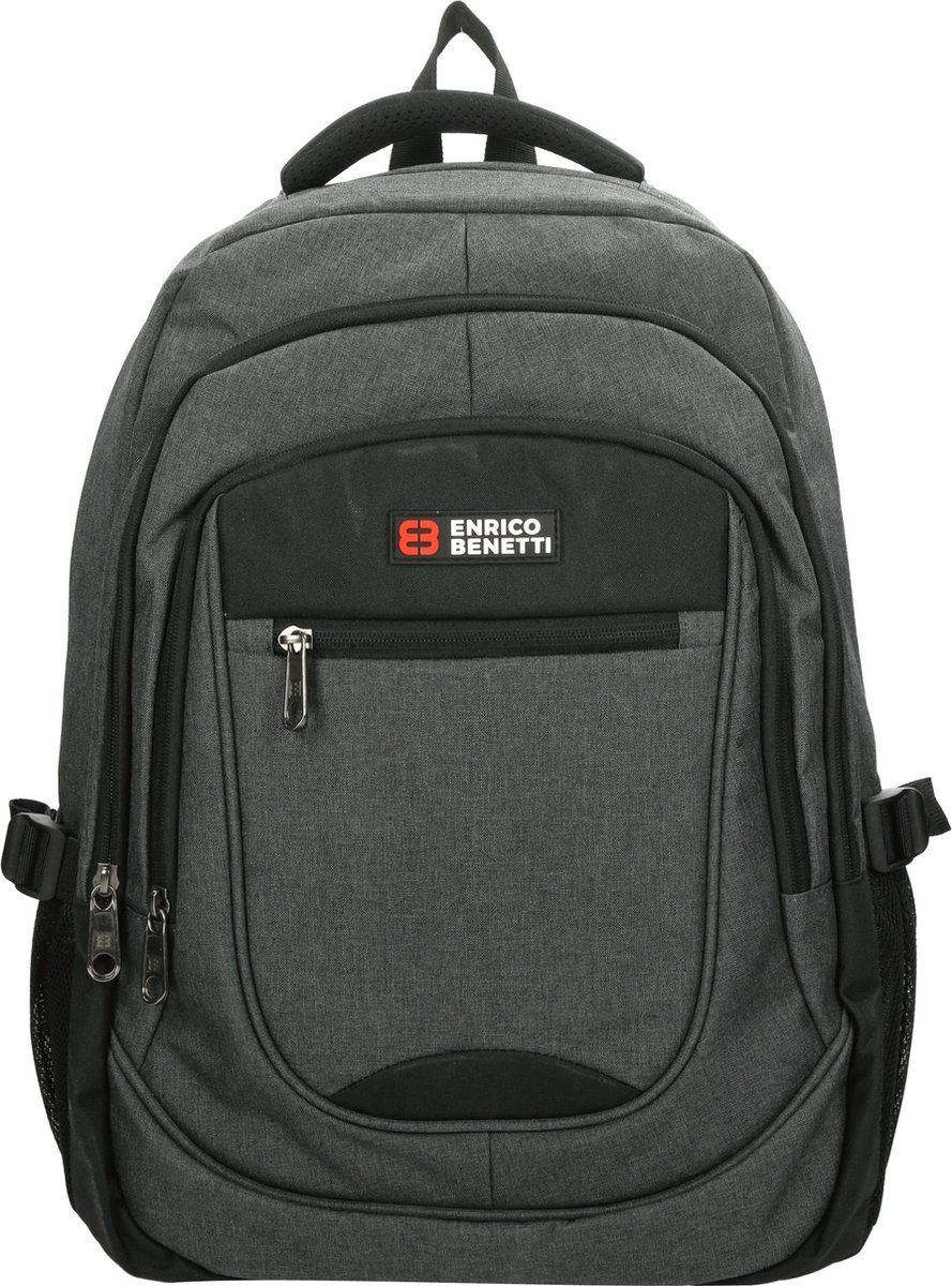 Enrico Benetti Hamburg 62125 Laptoprugzak 17 inch - Grijs