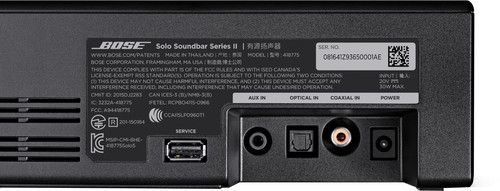 Bose Solo Soundbar Series 2 - Zwart - Bluetooth TV speaker kopen