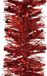 Decoris Kaemingk Lametta guirlande pvc d10l200 cm rood kerst Decoris