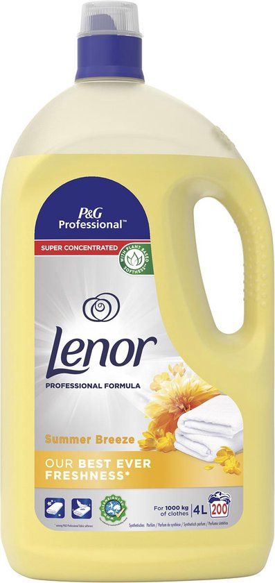 Lenor - Wasverzachter - Summer Breeze - 12L (3x4L) - 600 wasbeurten