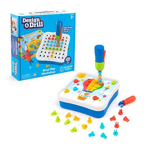 Learning Resources Design & Drill Werkplaats Klinknagels - 54 Onderdelen - STEM Speelgoed