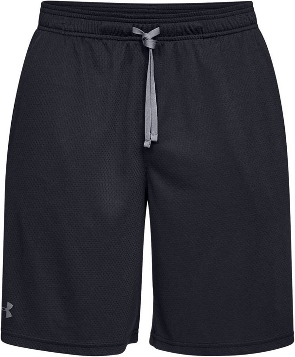 Under Armour Tech Mesh Shorts Heren Sportbroek - Pitch Gray - Maat M