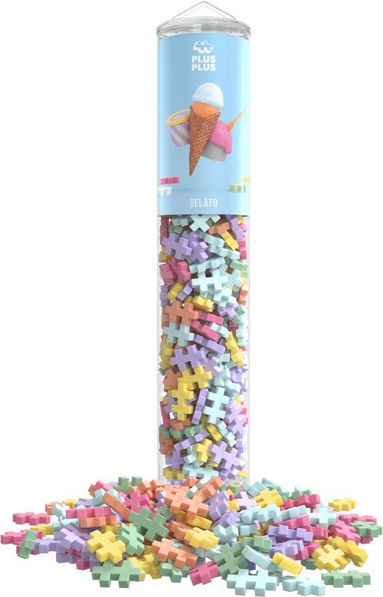 Plus-Plus Tube Gelato Roomijs Mix – 240 delige bouwset – 4350