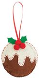 Trimits GCK025 Vilten decoratieset: kerstpudding, gesorteerd, één maat, acryl