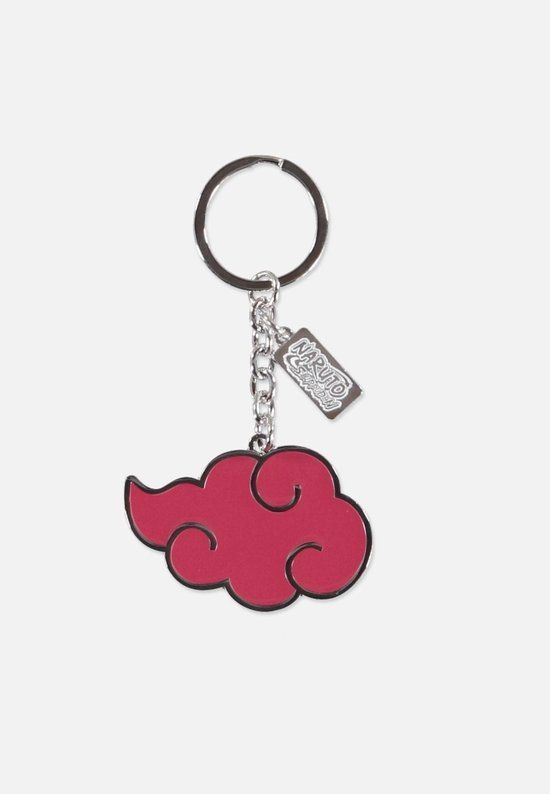 Naruto Difuzed Naruto Shippuden Unisex Sleutelhanger - Rood