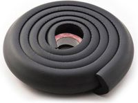 Merkloos / Sans marque Telecomfirst Stootrand foam - rand beschermer - rand bescherming - tafelbeschermer - kids/kinder safety - baby safety - veiligheid - tafelhoek - tafelrand - omrander - stootkussen - stootrand - ledikant - Zwart