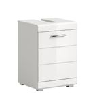 xonox.home Wastafelonderkast Scout 40x56x34 cm wit hoogglans/wit