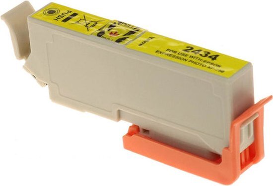 InktDL Compatible inktcartridge voor Epson 24XL | Geel (T2434)