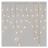 EMOS Led-lichtketting met ijsregen, 5 m kerstlichtketting + 5 m voedingskabel, 8 lichtmodi, afstandsbediening en voeding met timer, 300 leds, IP44 voor binnen en buiten, warmwit
